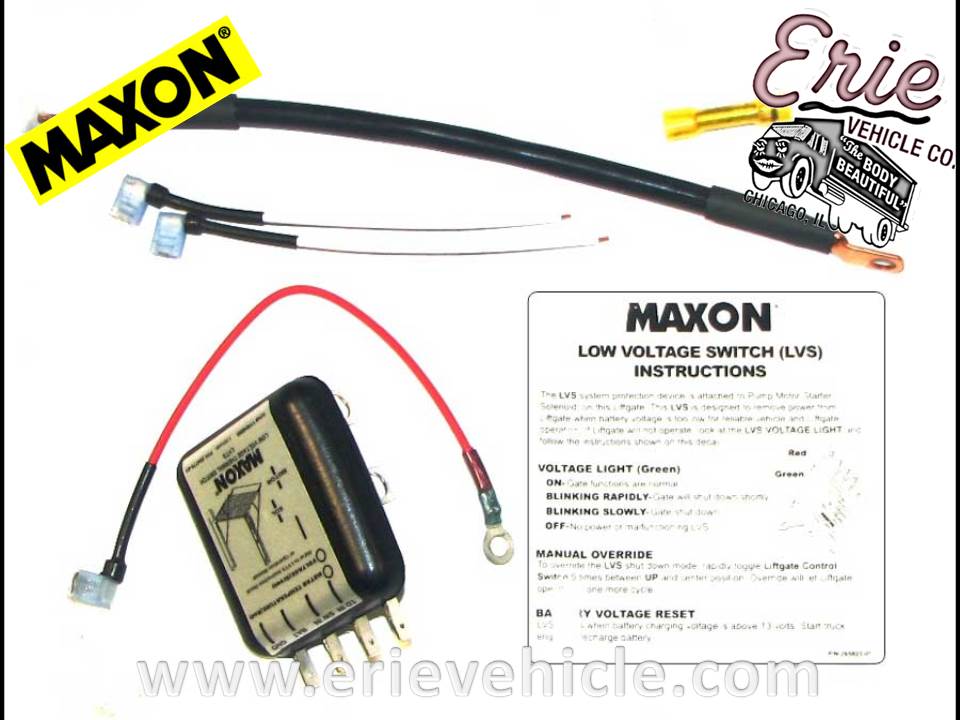 Lift Gate Parts Erie Vehicle - Maxon Liftgate Parts Lift Gate Parts Erie Vehicle - Maxon Liftgate Parts
